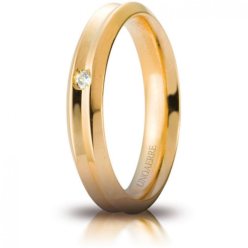 Fede Donna Gioielli Unoaerre Brillanti Promesse 40 Afc 278/001 04 17