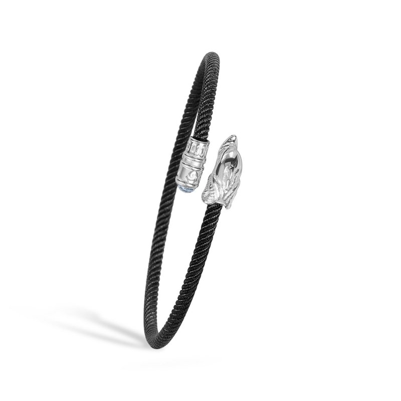 Gerardo Sacco - Bracciale Zodiaco Pesci - Acciaio Nero