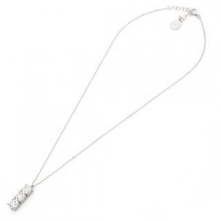 Collana Trilogy In Argento Bianco