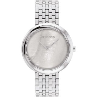 Calvin Klein - Sculptural Donna - Solo Tempo - Acciaio