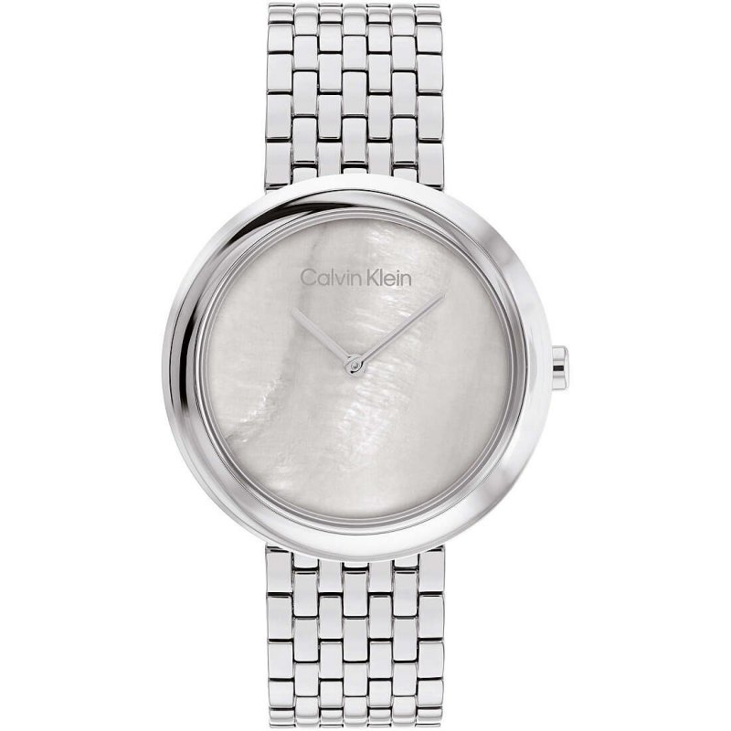 Calvin Klein - Sculptural Donna - Solo Tempo - Acciaio