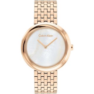 Calvin Klein - Orologio Sculptural - Donna - Acciaio Oro Rosa