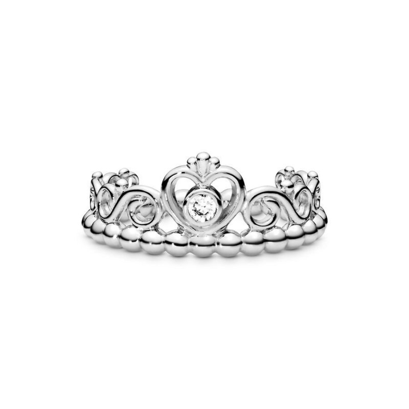 SILVER RING WITH CUBIC ZIRCONI