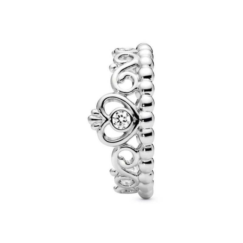 SILVER RING WITH CUBIC ZIRCONI