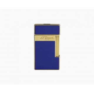 St Dupont - Accendino Slimmy - Lacca Blu - Finiture Dorate