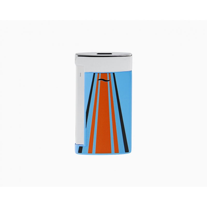St Dupont - Accendino Slim 7 24 H Du Mans - Blu - Cromato