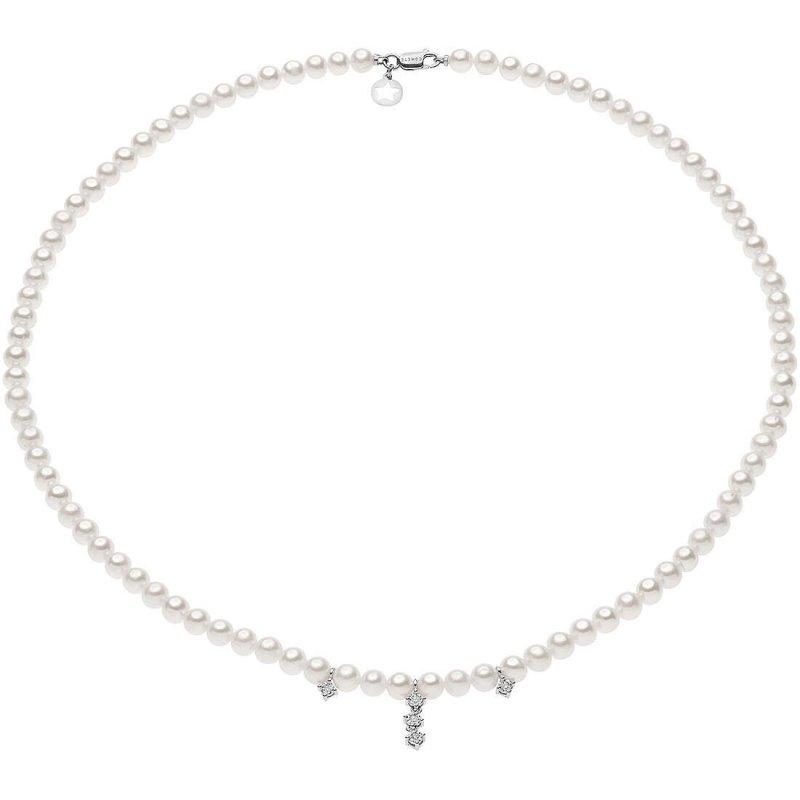 Collana Donna Gioielli Comete Perle Acquadolce Fwq 373