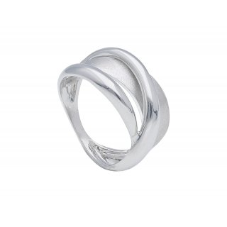 Songa Antonio - Anello Intreccio - Oro Bianco
