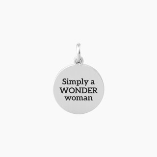 Kidult - Ciondolo Simply A Wonder Woman - Scritta
