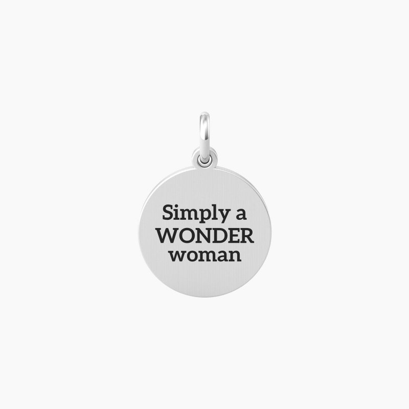 Kidult - Ciondolo Simply A Wonder Woman - Scritta