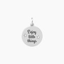Kidult - Ciondolo Tondo Enjoy Little Things - Cristalli