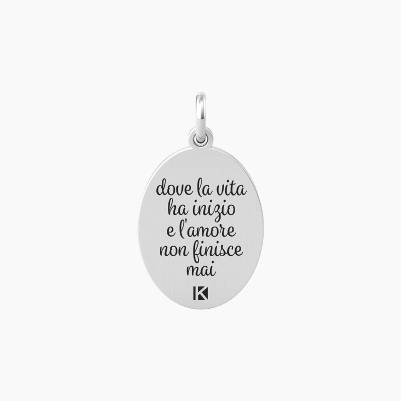 Kidult - Ciondolo Tondo Con Frase Famiglia - Famiglia | Vita