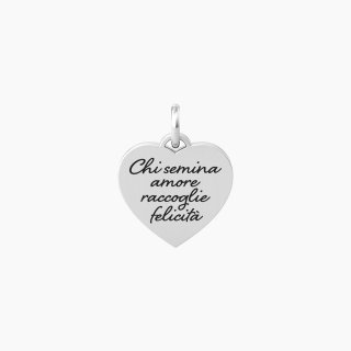 Kidult - Ciondolo Cuore - Frase Shakespeare - Amore