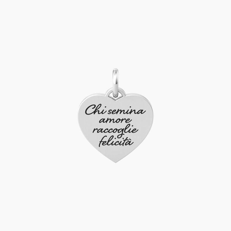Kidult - Ciondolo Cuore - Frase Shakespeare - Amore