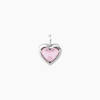 Kidult - Ciondolo A Forma Di Cuore - Glass Rosa - Energia