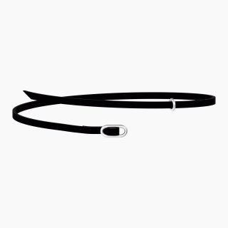 Kidult - Choker-Bracciale In Camoscio Nero - Skinny