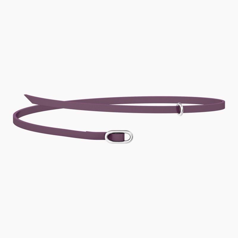 Kidult - Choker-Bracciale In Camoscio - Viola Skinny