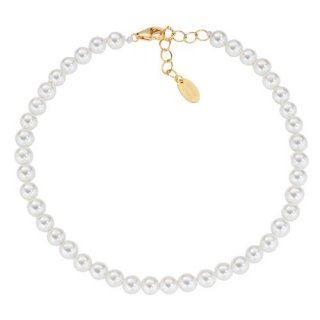 Bracciale Con Perle Swarovski 6 Mm
