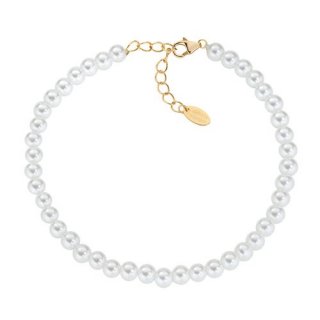 Bracciale Con Perle Swarovski 4 Mm