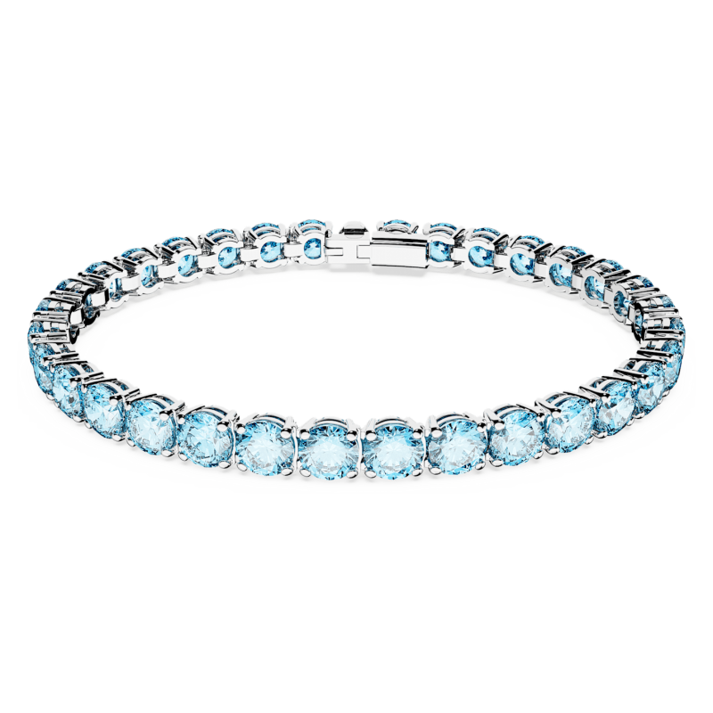 Swarovski - Braccialetto Matrix Tennis - Blu