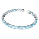 Swarovski - Braccialetto Matrix Tennis - Blu