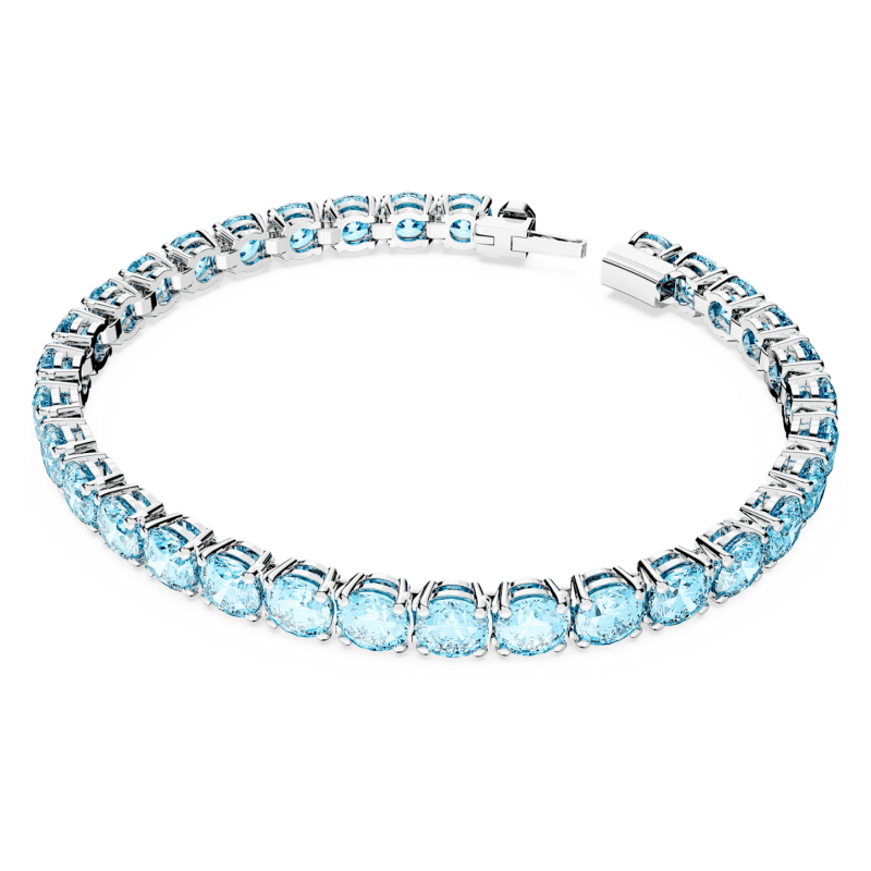 Swarovski - Braccialetto Matrix Tennis - Blu