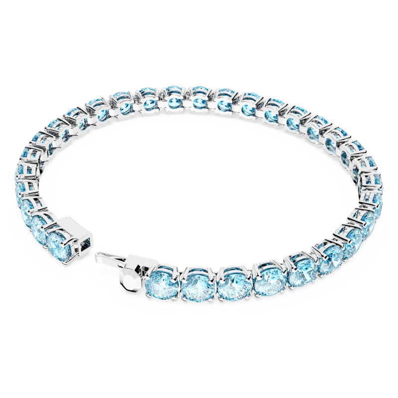 Swarovski - Braccialetto Matrix Tennis - Blu