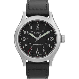 Timex - Orologio Uomo Expedition Sierra - Pelle - Nero
