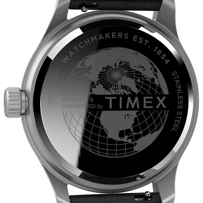 Timex - Orologio Uomo Expedition Sierra - Pelle - Nero