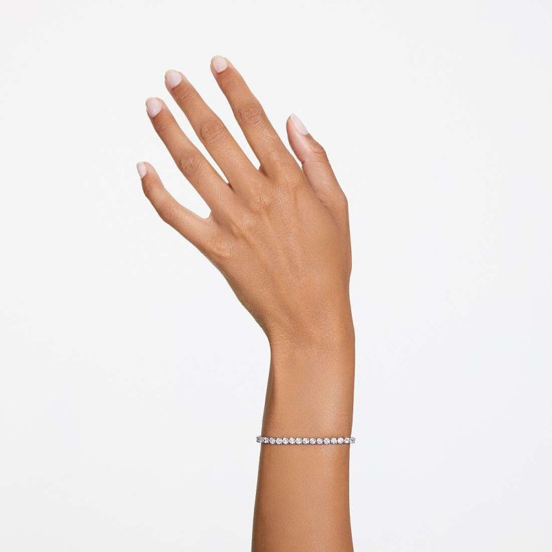 Swarovski - Bracciale Tennis - Argento 925 - Donna