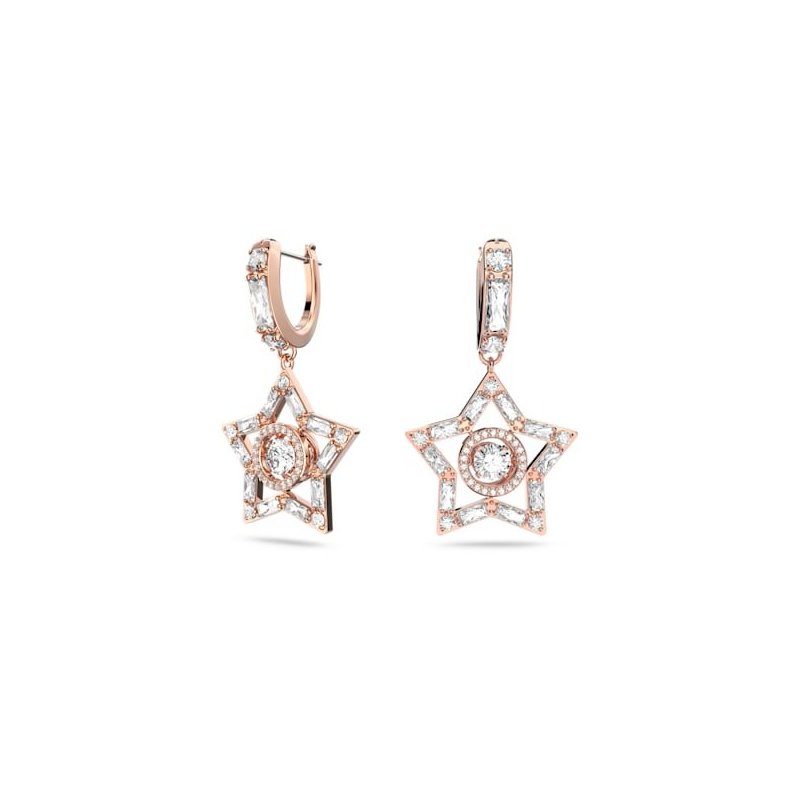 Swarovski - Orecchini Stella - Placcato Oro Rosa