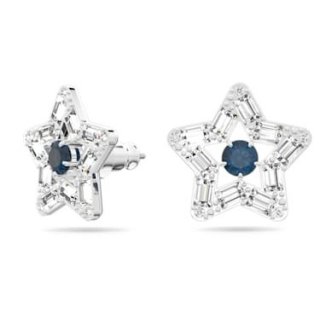 Swarovski - Orecchini Stella - Cristalli - Blu