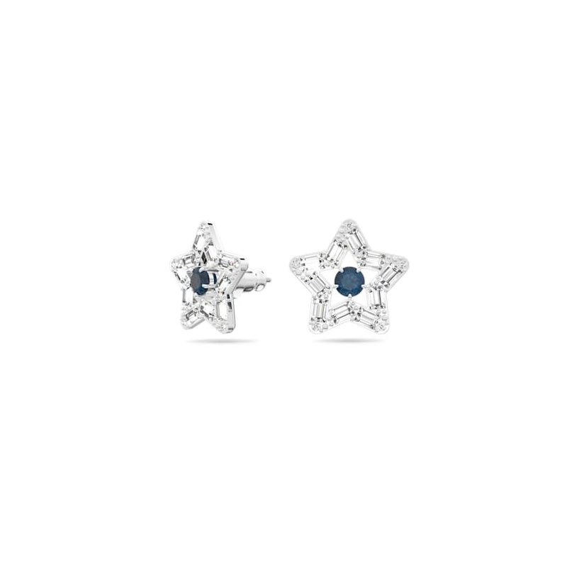 Swarovski - Orecchini Stella - Cristalli - Blu