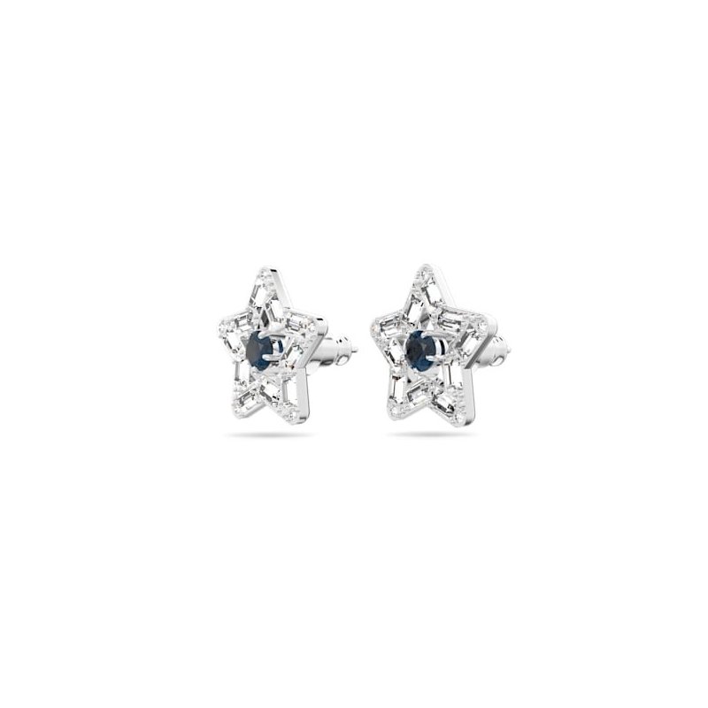Swarovski - Orecchini Stella - Cristalli - Blu