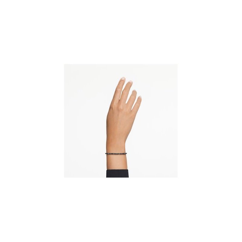Swarovski - Braccialetto Matrix - Nero - Cristalli