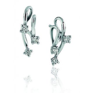Donna Oro - Orecchini In Oro Bianco - Diamanti