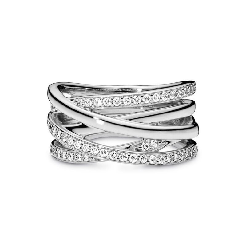 SILVER RING WITH CUBIC ZIRCONIA