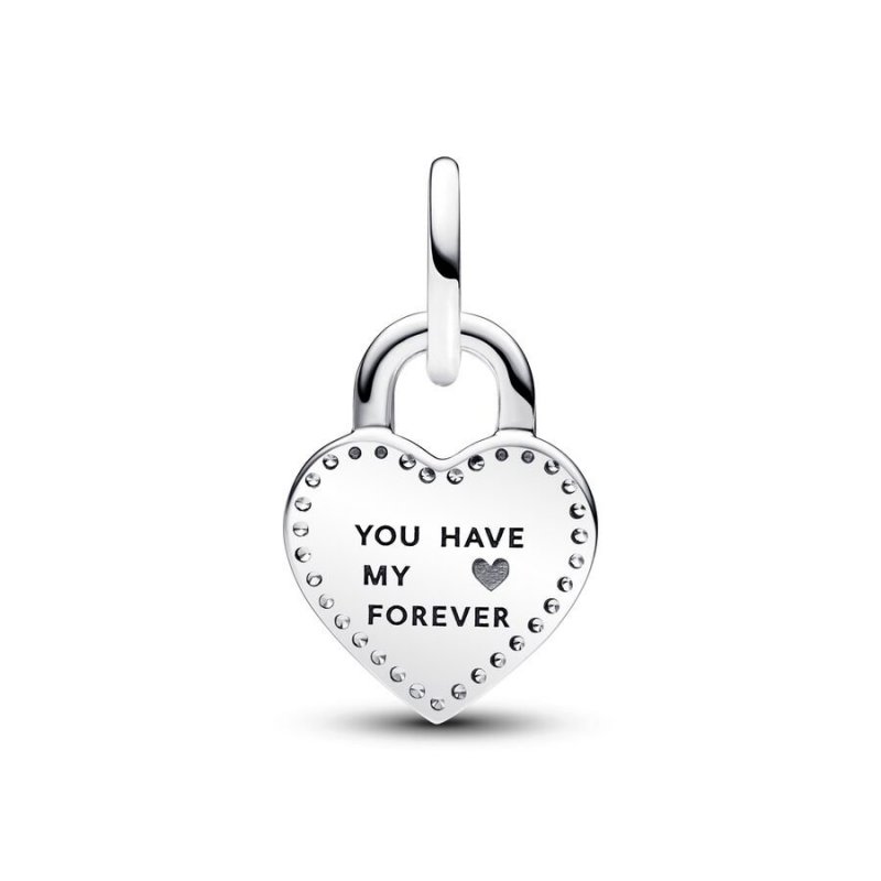 Charm Pendente Lucchetto "True Love"