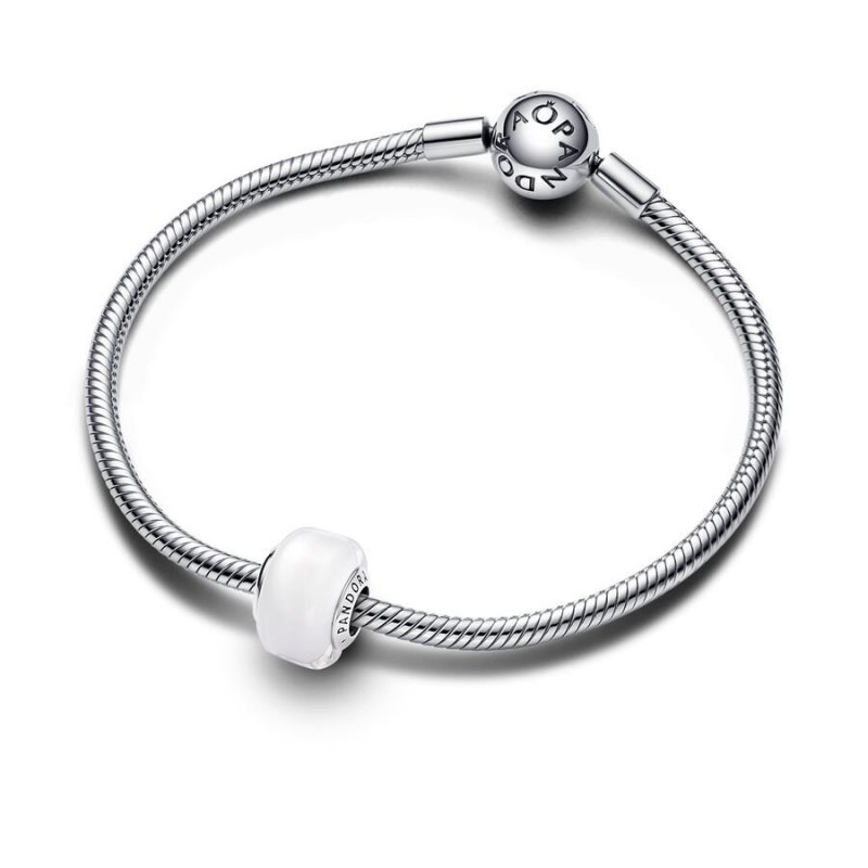 Charm Mini Vetro di Murano Bianco