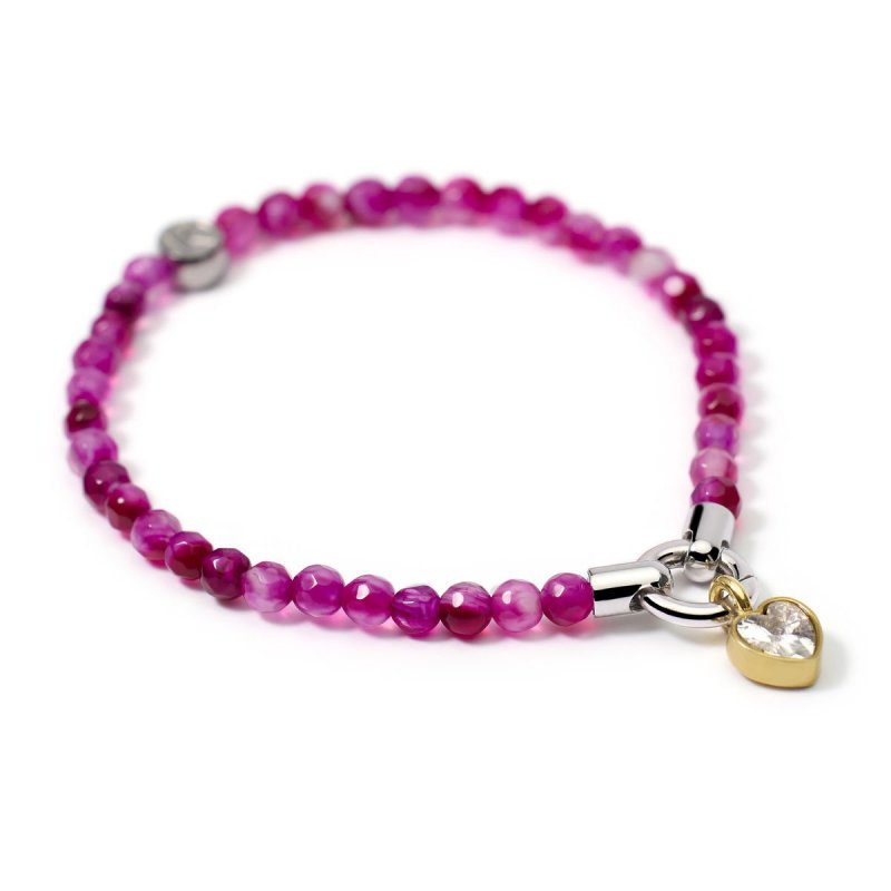 Bracciale In Acciaio 316L Agata