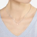 Dodo - Collana Cuore Tbar - Argento - Oro Rosa 9K