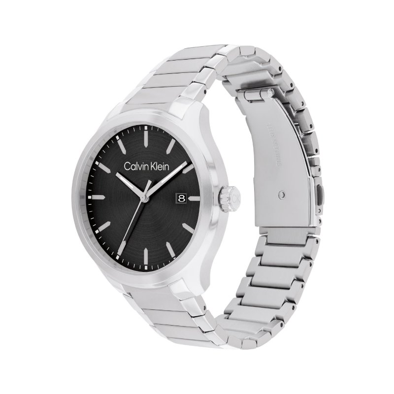 Calvin Klein - Orologio Solo Tempo Uomo - Acciaio - Nero