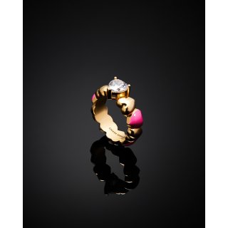 Anello Chiara Ferragni Cuoricino Neon Da Donna