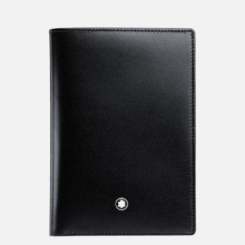 Montblanc - Portafoglio Meisterstück - Nero - Pelle