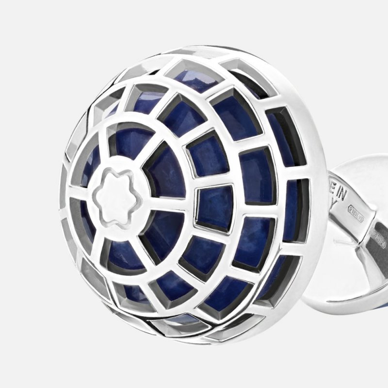 Montblanc - Gemelli Meisterstück - Sodalite - Argento