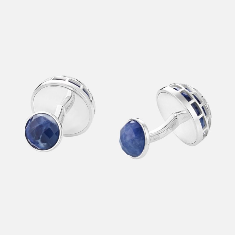 Montblanc - Gemelli Meisterstück - Sodalite - Argento