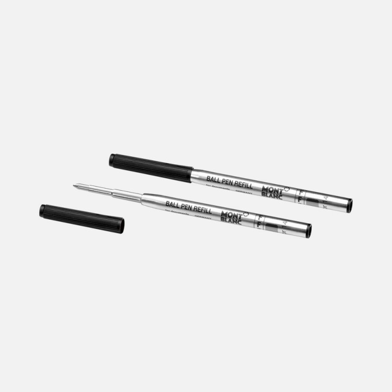 2 refill per penna a sfera fini, Mystery Black (nero)