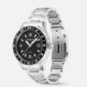 Montblanc - 1858 Gmt - Acciaio - Quadrante Nero