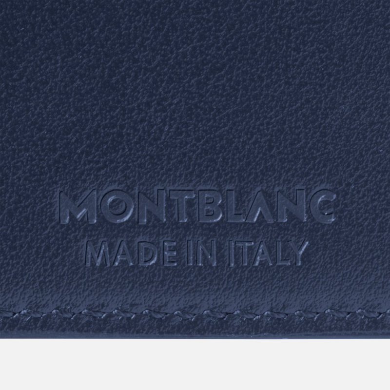 Montblanc - Portafoglio Meisterstück - Ink Blue - Pelle