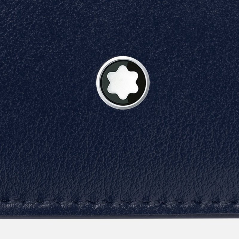 Montblanc - Portafoglio Meisterstück - Ink Blue - Pelle
